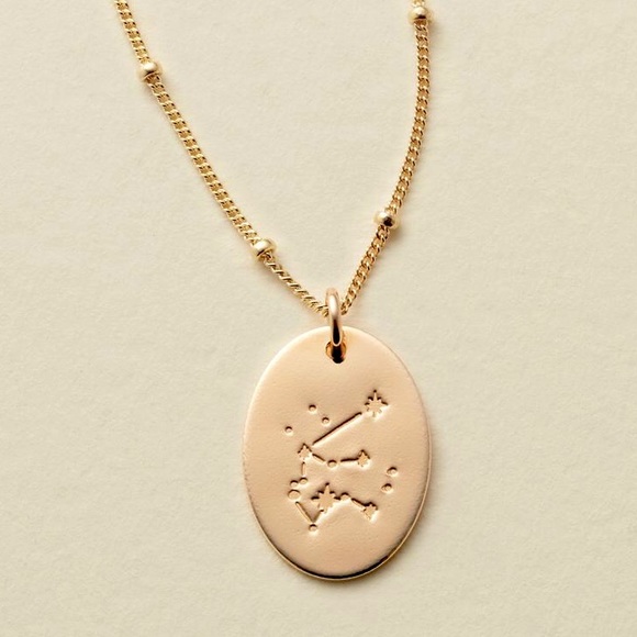 Free People Jewelry - Aquarius Minimalist Star Zodiac Charm Necklace